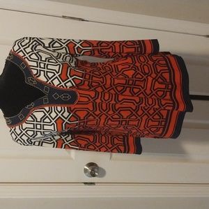 Small Red Blue and White Tunic